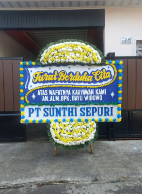 Papan Bunga Duka di Bacang